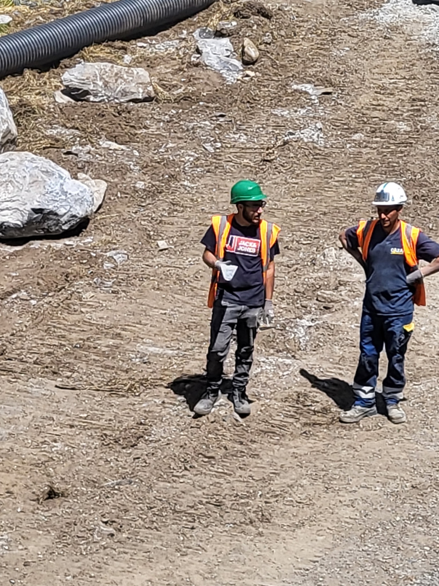 Notre équipe en intervention — Chantier réalisé par Corsica TP, France