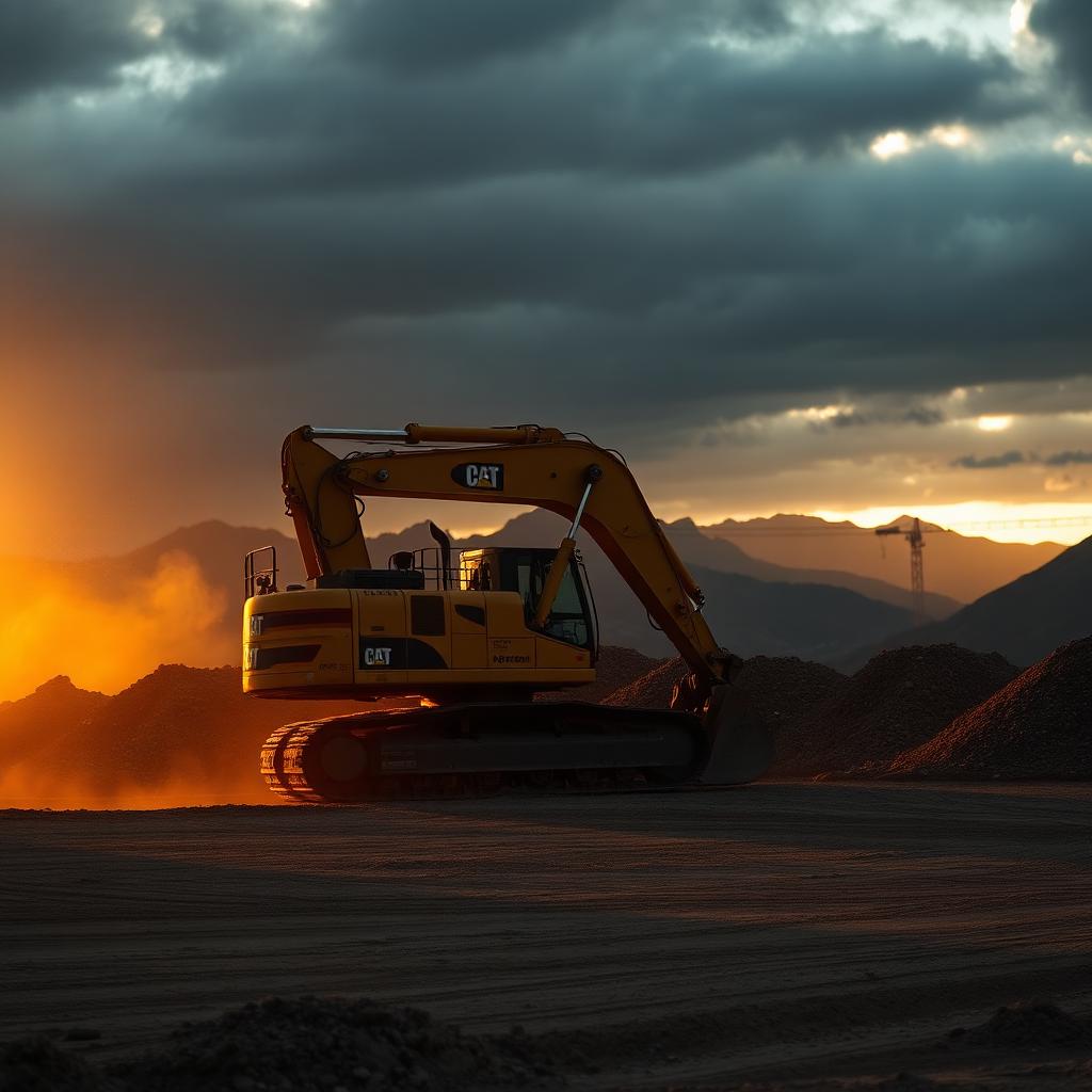 Pelleteuse Corsica TP sur un chantier de terrassement — intervention partout en France